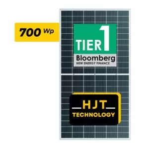 KIT DE 4 MÓDULOS BIFACIAIS 132 CEL. HJT N TYPE 700W CABO 1.4M RISEN